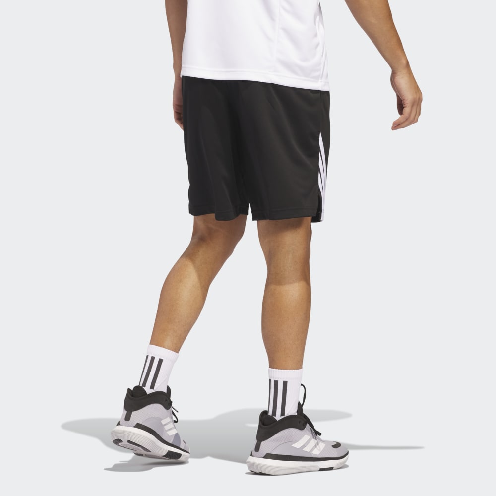 Shorts Adidas 3-STRIPES SHORT Hombre - Básquet | JI7576 Negro