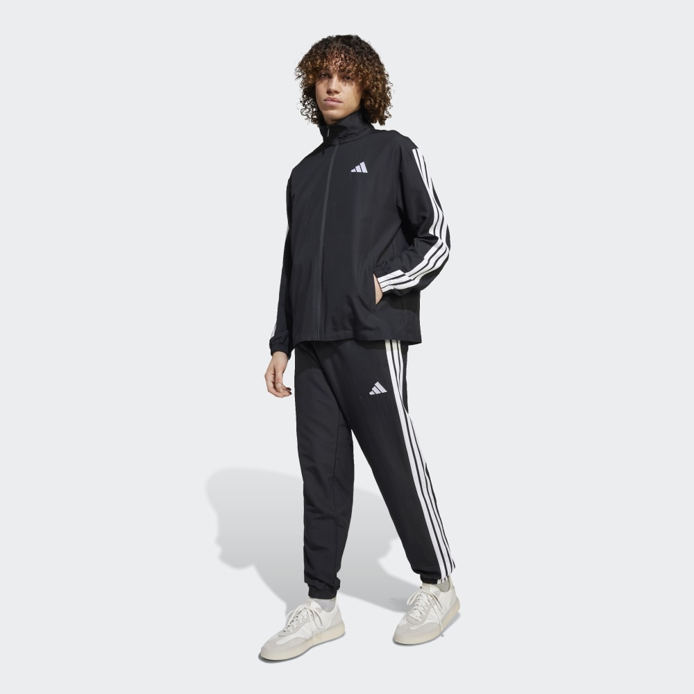 Conjunto Adidas Tejido 3 Tiras Hombre - Urbano | JI8849 Negro