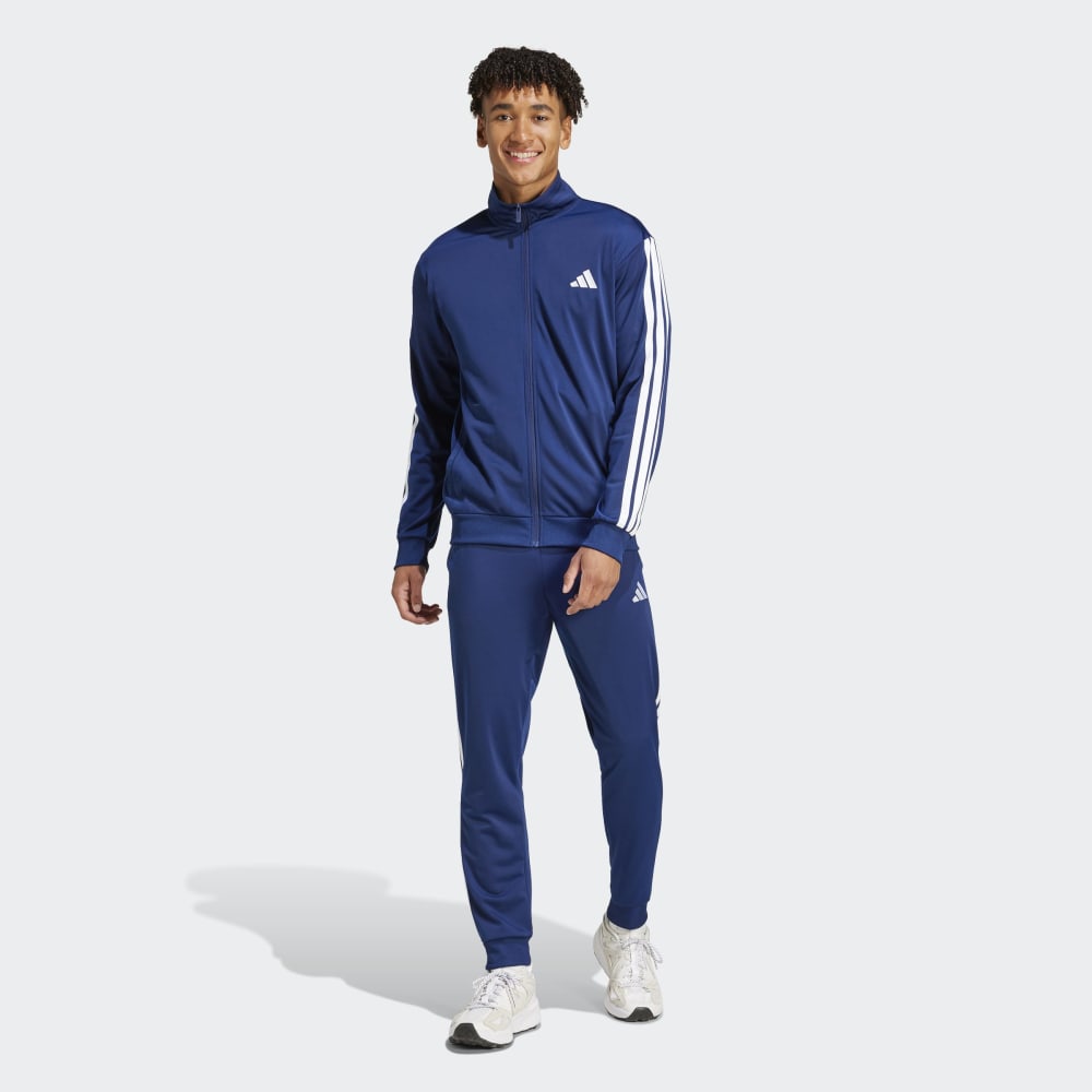 Conjunto Adidas 3S TR TT TS Hombre - Urbano | JI8859 Azul