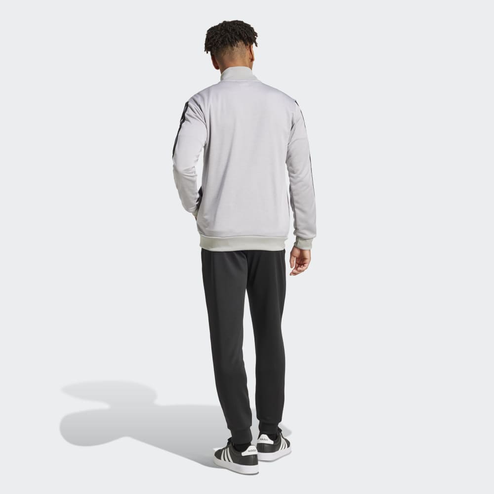 Conjunto Adidas M 3S FT TT TS Hombre - Urbano | JI8876 Gris/Negro