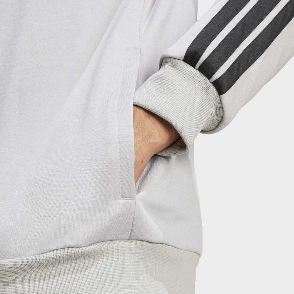 Conjunto Adidas M 3S FT TT TS Hombre - Urbano | JI8876 Gris/Negro