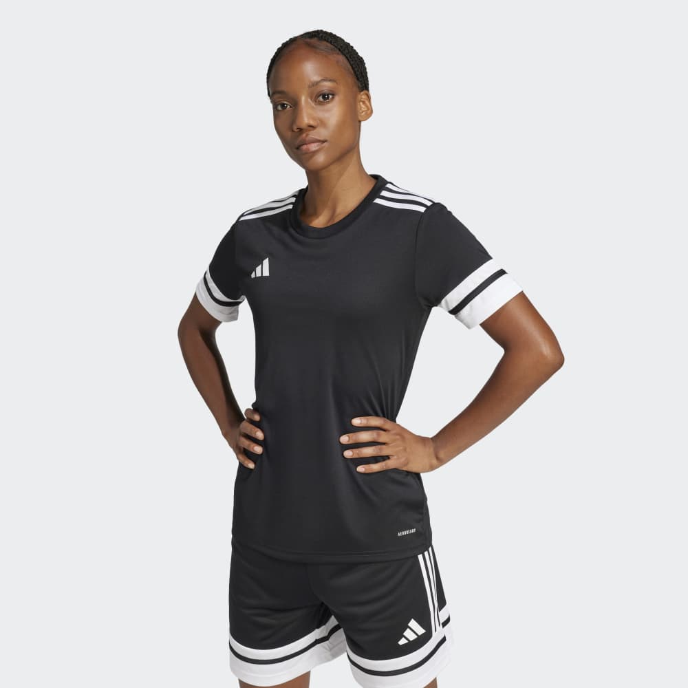 Polo Adidas SQUA25 JSY Mujer - Fútbol | JI9986 Negro