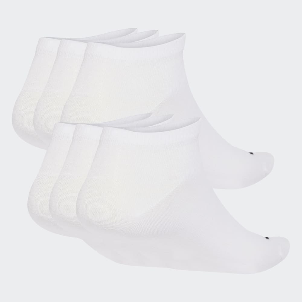 Medias Adidas T LIN Low 6P Unisex - Urbano | JL6123 Blanco