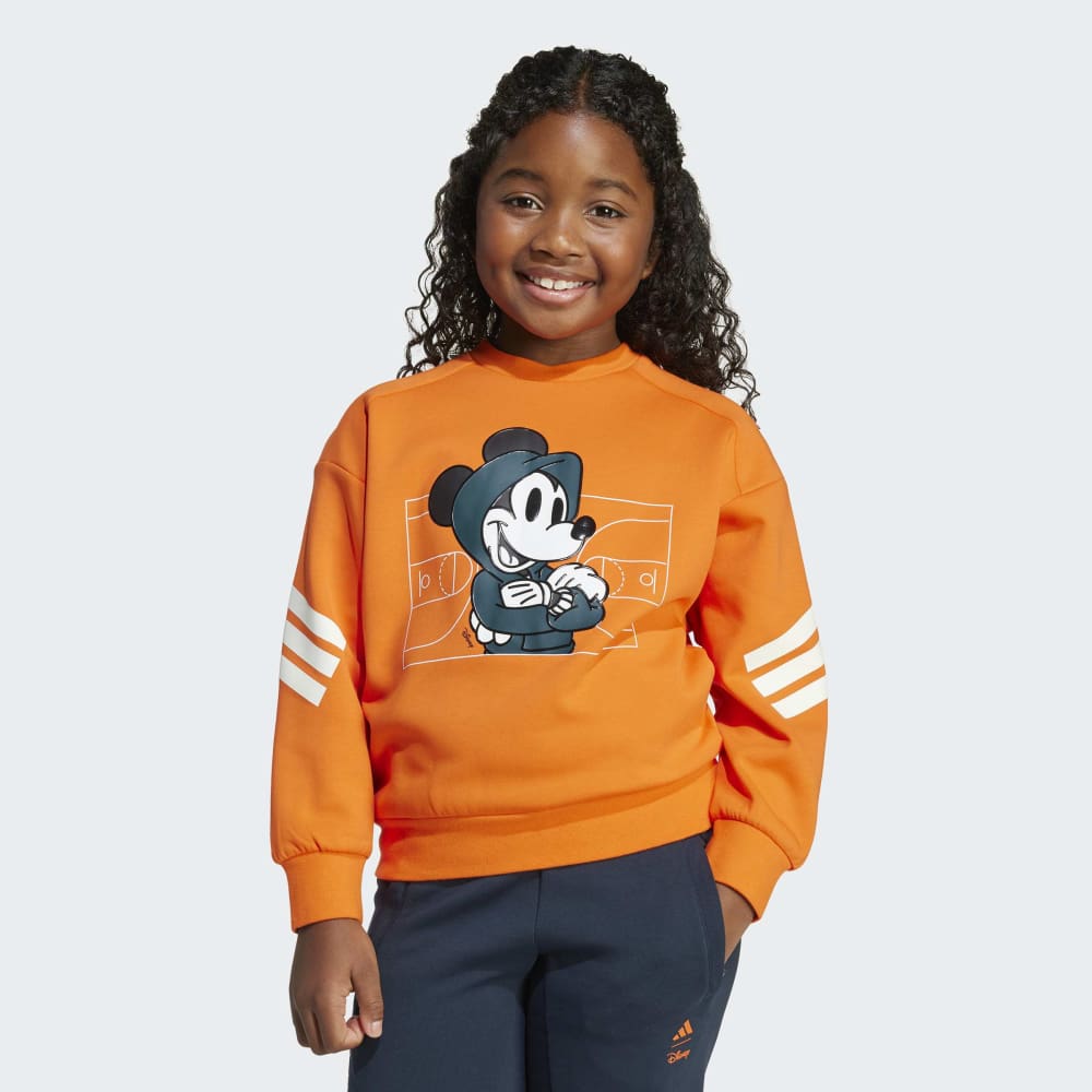 Sudadera Adidas Disney Mickey Mouse Unisex - Urbano | JL9188 Naranja