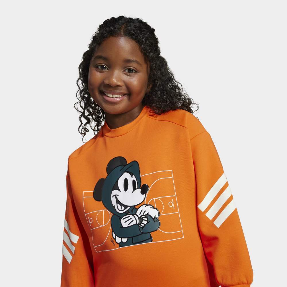 Sudadera Adidas Disney Mickey Mouse Unisex - Urbano | JL9188 Naranja