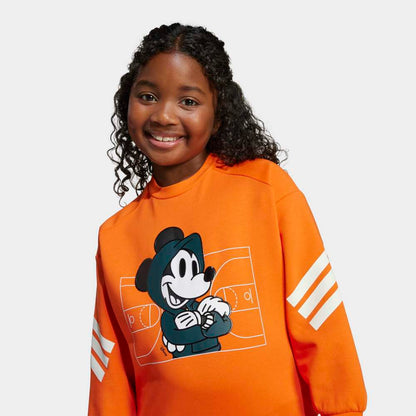 Sudadera Adidas Disney Mickey Mouse Unisex - Urbano | JL9188 Naranja