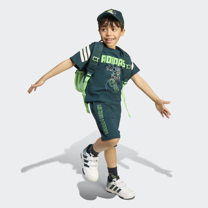 Conjunto Adidas Disney Mickey Mouse Polo y Short Unisex - Urbano | Verde