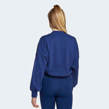 Sudadera Adidas Essentials Typography Unisex - Urbano | JM1535 Azul