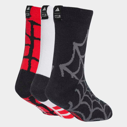 Medias Adidas LK MRVL SM 3PP Unisex - Urbano | JM1827 Rojo/Negro/Blanco