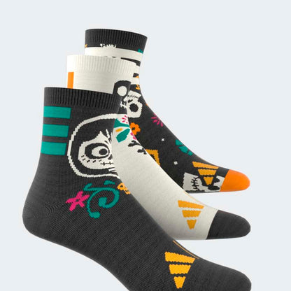 Medias Adidas LK DY CO 3PP Mujer - Urbano | JM4472 Negro/Blanco/Naranja