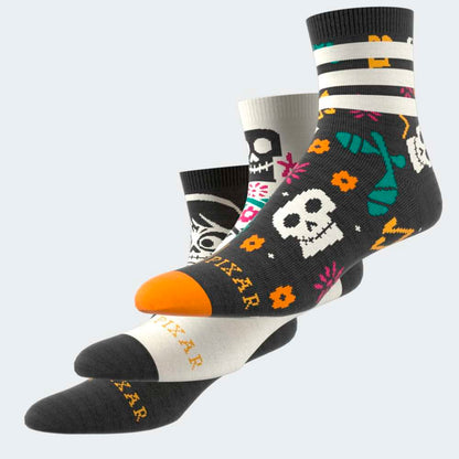 Medias Adidas LK DY CO 3PP Mujer - Urbano | JM4472 Negro/Blanco/Naranja