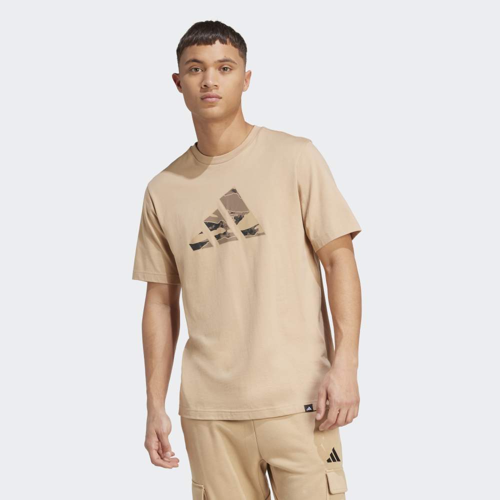 Polo Adidas Camo Logo Graphic Hombre - Urbano | JM6382 Marrón
