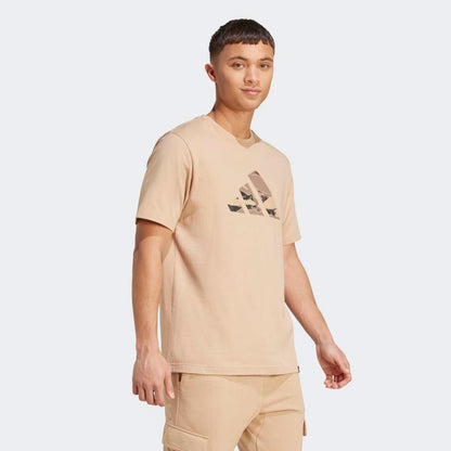 Polo Adidas Camo Logo Graphic Hombre - Urbano | JM6382 Marrón