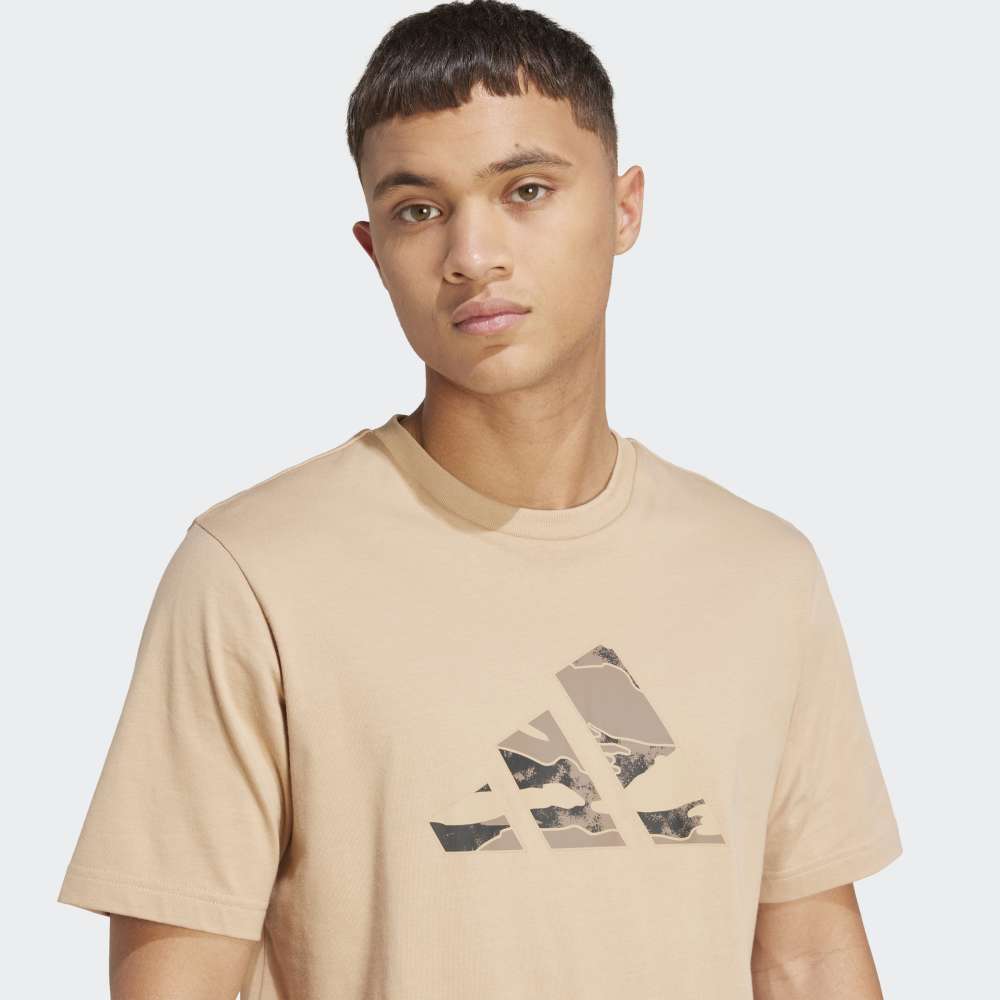 Polo Adidas Camo Logo Graphic Hombre - Urbano | JM6382 Marrón
