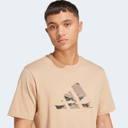 Polo Adidas Camo Logo Graphic Hombre - Urbano | JM6382 Marrón