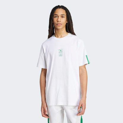Polo Adidas Graphic Holgado Stadium Ticket Hombre - Urbano | JM6473 Blanco