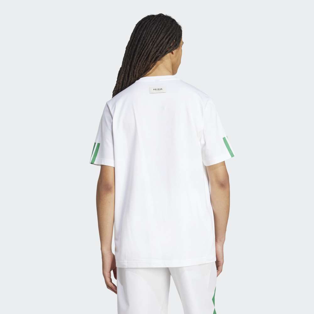 Polo Adidas Graphic Holgado Stadium Ticket Hombre - Urbano | JM6473 Blanco