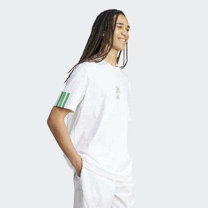 Polo Adidas Graphic Holgado Stadium Ticket Hombre - Urbano | JM6473 Blanco