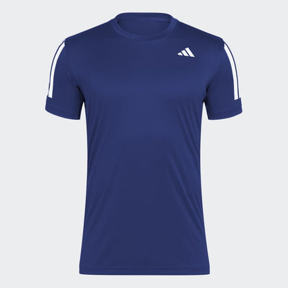 Polo Adidas Club 3STR TEE Hombre - Tenis | JN5730 Azul