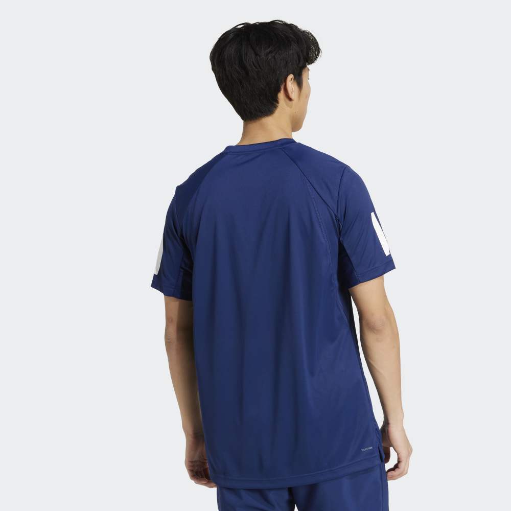 Polo Adidas Club 3STR TEE Hombre - Tenis | JN5730 Azul