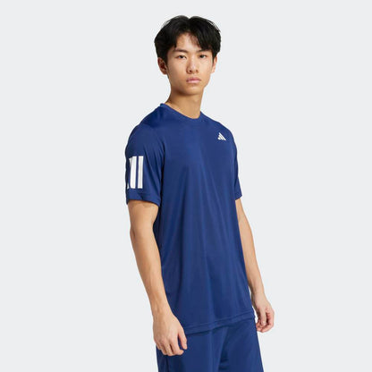 Polo Adidas Club 3STR TEE Hombre - Tenis | JN5730 Azul