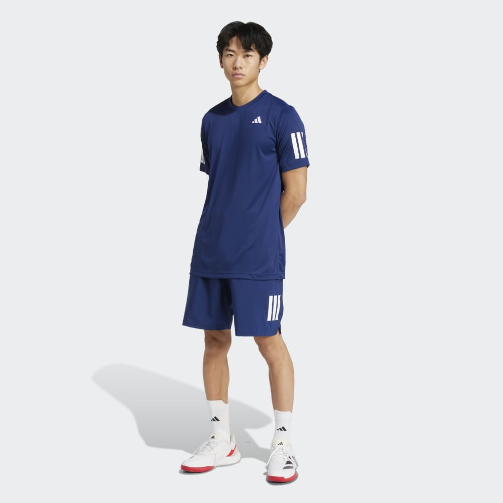 Polo Adidas Club 3STR TEE Hombre - Tenis | JN5730 Azul