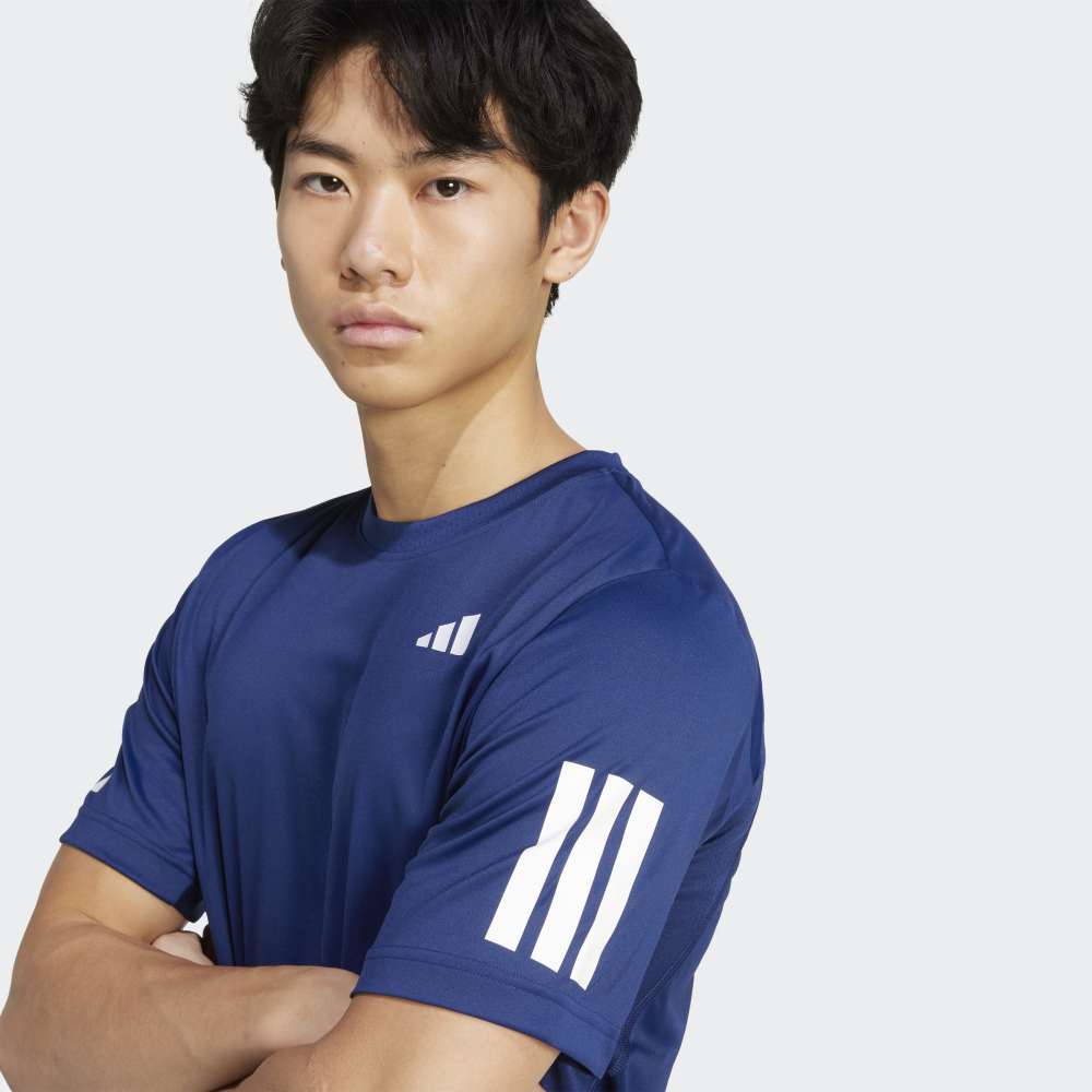 Polo Adidas Club 3STR TEE Hombre - Tenis | JN5730 Azul