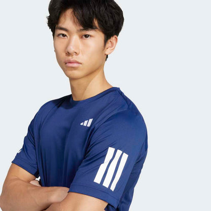 Polo Adidas Club 3STR TEE Hombre - Tenis | JN5730 Azul