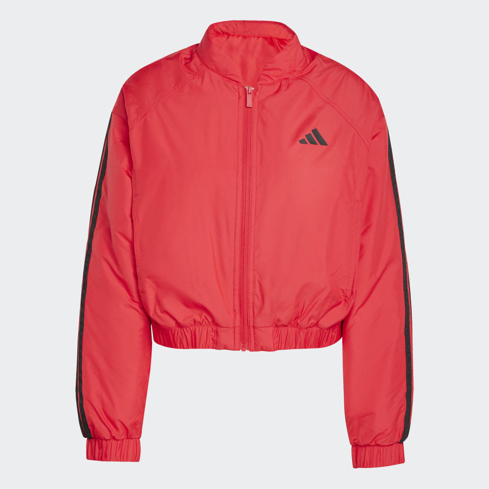 Casaca Adidas Bómber Corta Térmica 3T Mujer - Urbano | JP1724 Rojo