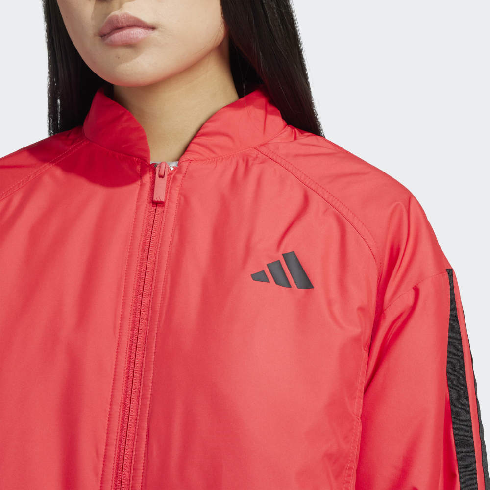 Casaca Adidas Bómber Corta Térmica 3T Mujer - Urbano | JP1724 Rojo