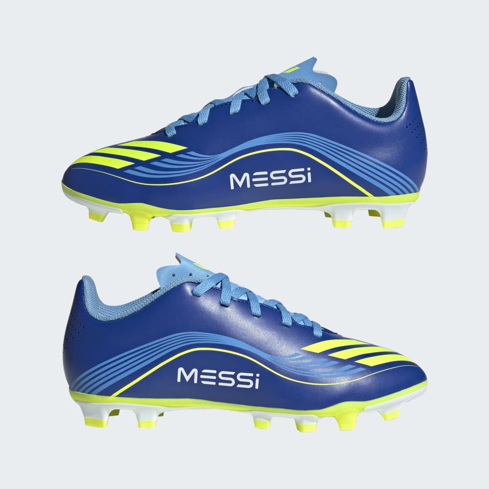 Zapatillas Adidas F50 Messi Club FG/MG Niños - Fútbol | JP7458 Azul