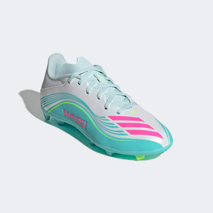 Zapatillas Adidas F50 Messi League FG/MG Unisex - Fútbol | JQ0942 Plateado
