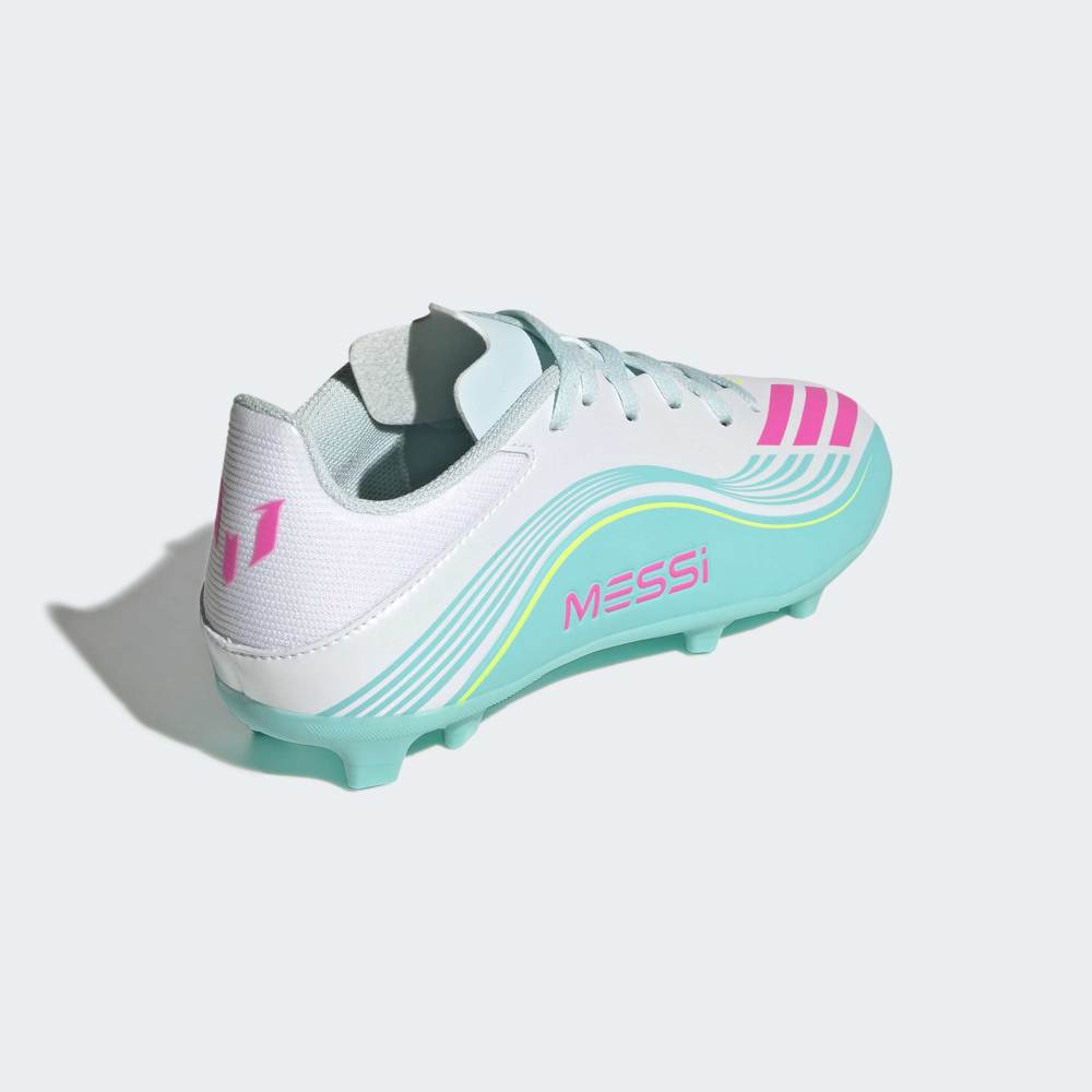 Zapatillas Adidas F50 Messi League FG/MG Unisex - Fútbol | JQ0942 Plateado