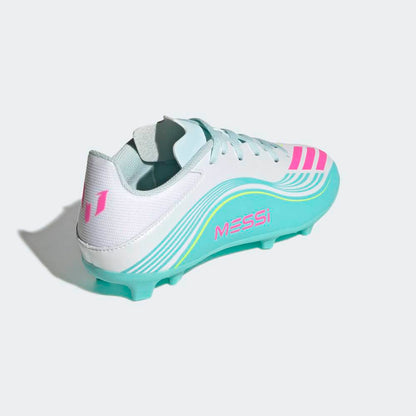 Zapatillas Adidas F50 Messi League FG/MG Unisex - Fútbol | JQ0942 Plateado