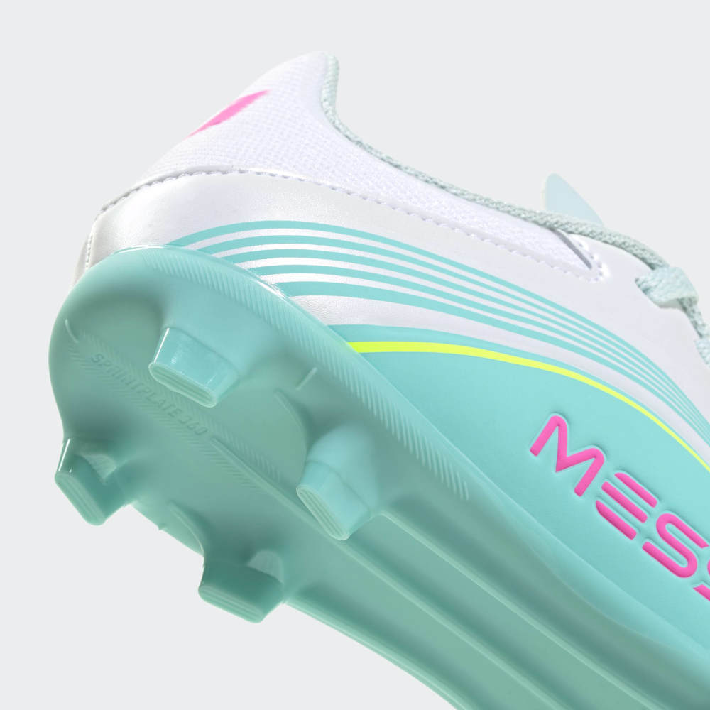 Zapatillas Adidas F50 Messi League FG/MG Unisex - Fútbol | JQ0942 Plateado