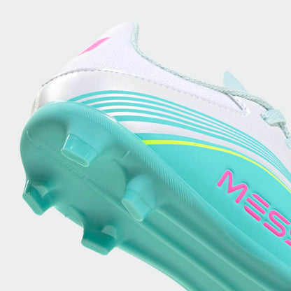 Zapatillas Adidas F50 Messi League FG/MG Unisex - Fútbol | JQ0942 Plateado
