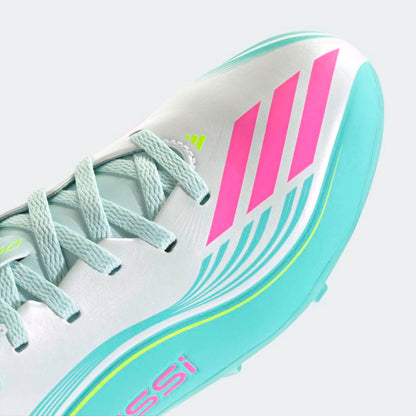 Zapatillas Adidas F50 Messi League FG/MG Unisex - Fútbol | JQ0942 Plateado