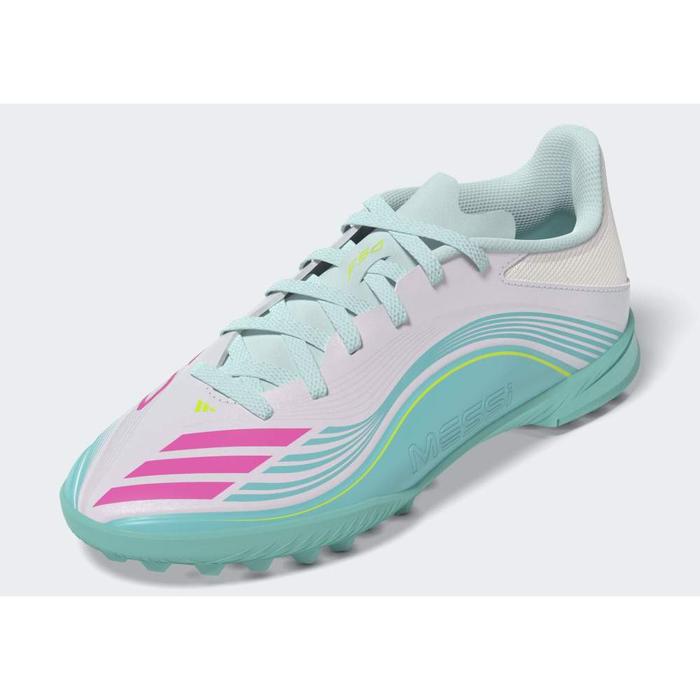 Zapatillas Adidas F50 Messi League TF Unisex - Fútbol | JQ0944 Plateado