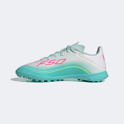 Zapatillas Adidas F50 Messi League TF Unisex - Fútbol | JQ0944 Plateado