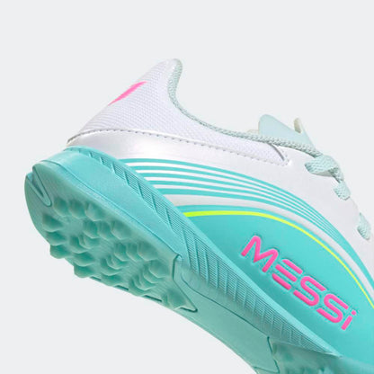 Zapatillas Adidas F50 Messi League TF Unisex - Fútbol | JQ0944 Plateado