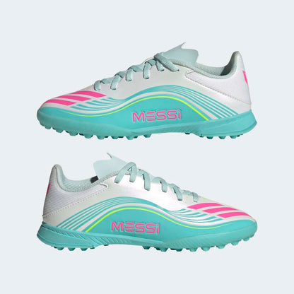 Zapatillas Adidas F50 Messi League TF Unisex - Fútbol | JQ0944 Plateado