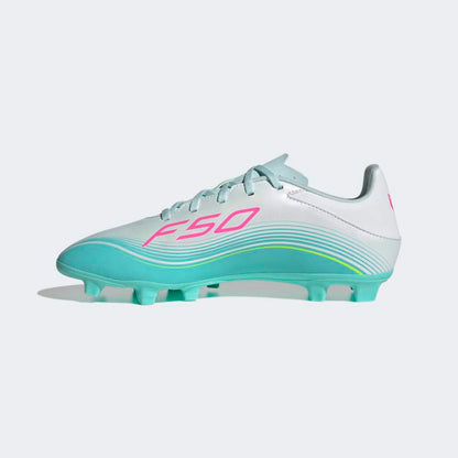 Zapatillas Adidas F50 Messi Club FG/MG Hombre - Fútbol | JQ0946 Plateado