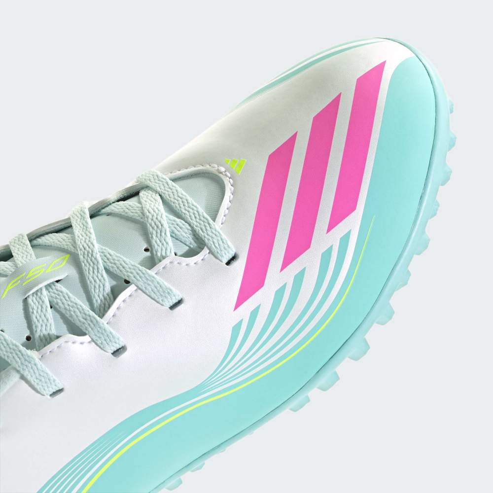 Zapatillas Adidas F50 Messi Club TF Hombre - Fútbol | JQ0947 Plateado