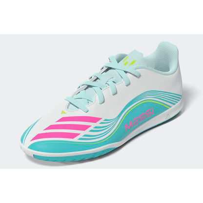 Zapatillas Adidas F50 Messi Club IN Unisex - Fútbol | JQ0948 Plateado