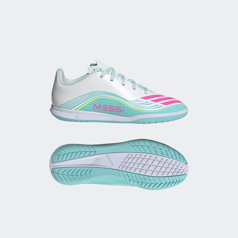 Zapatillas Adidas F50 Messi Club IN Unisex - Fútbol | JQ0948 Plateado