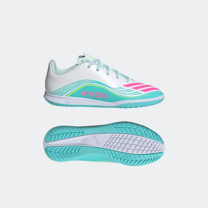 Zapatillas Adidas F50 Messi Club IN Unisex - Fútbol | JQ0948 Plateado