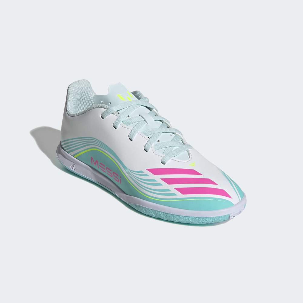 Zapatillas Adidas F50 Messi Club IN Unisex - Fútbol | JQ0948 Plateado