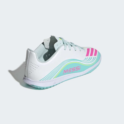 Zapatillas Adidas F50 Messi Club IN Unisex - Fútbol | JQ0948 Plateado
