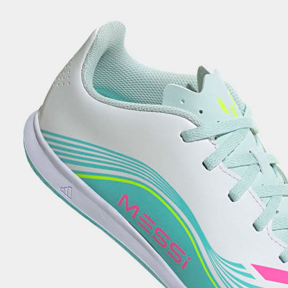 Zapatillas Adidas F50 Messi Club IN Unisex - Fútbol | JQ0948 Plateado