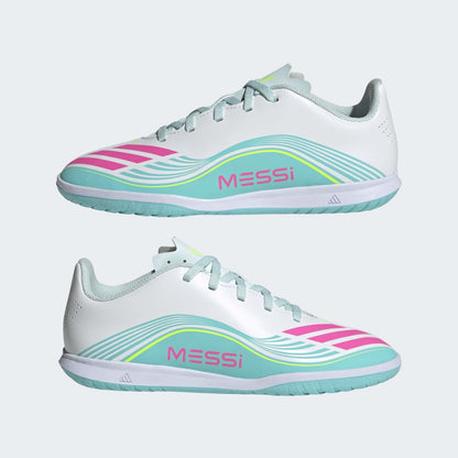 Zapatillas Adidas F50 Messi Club IN Unisex - Fútbol | JQ0948 Plateado
